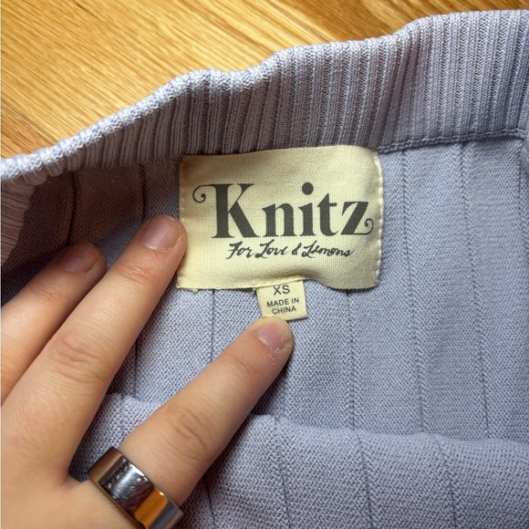 For Love & Lemons Knitz Pencil Skirt - Picture 2 of 4